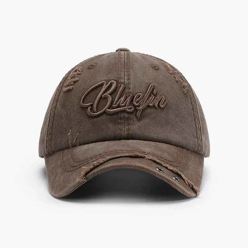 Embroidered Letter Cotton Baseball Cap