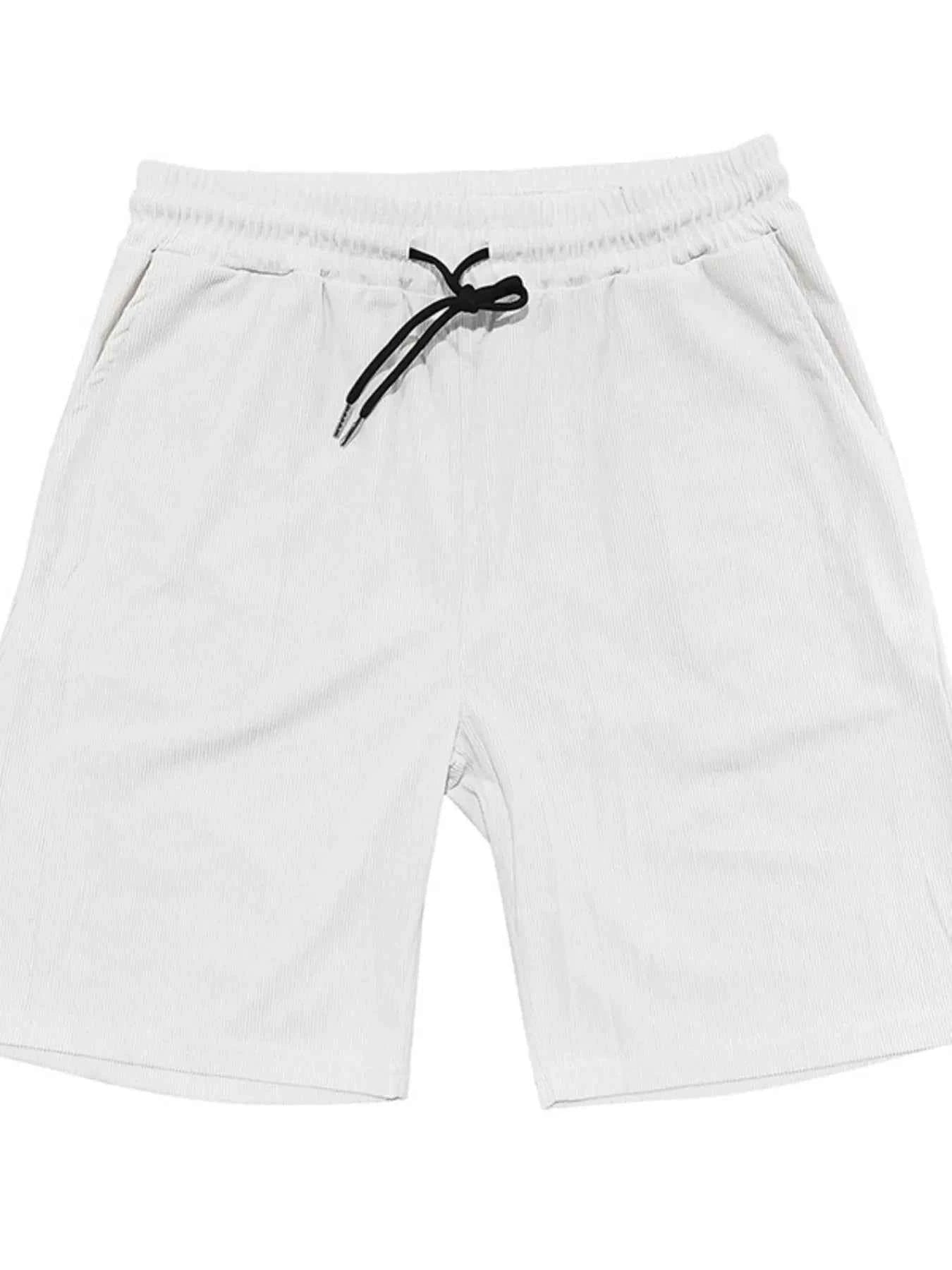 Men's Full Size Button Up Top and Shorts Set Plus Size