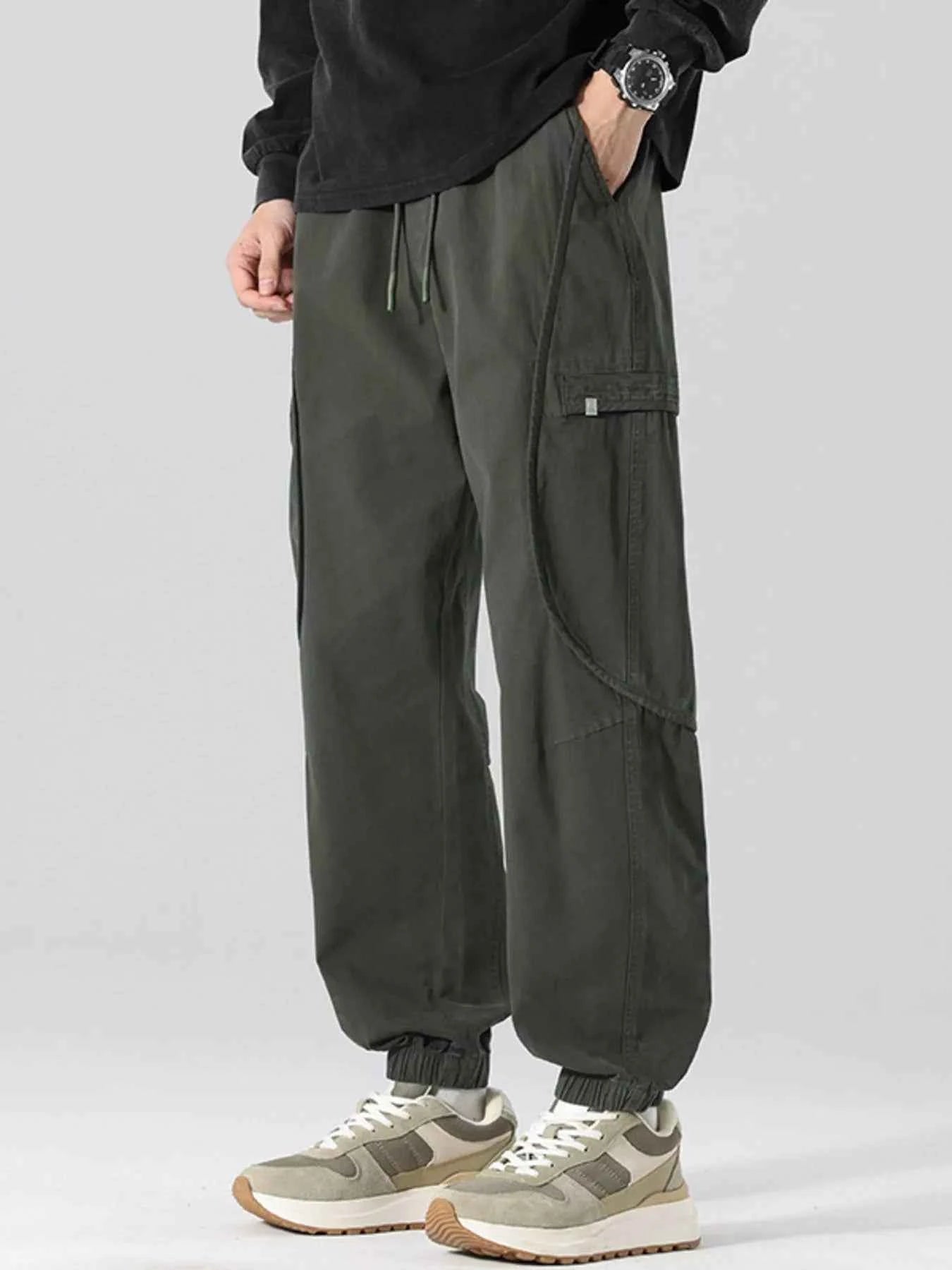 Men's Full Size Drawstring Loose Fit Joggers Plus Size