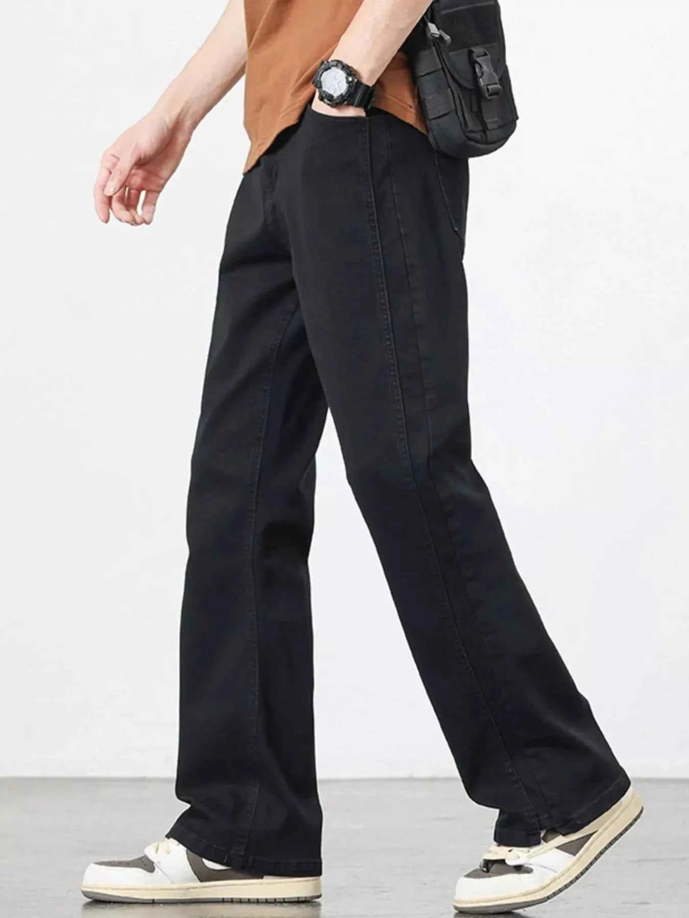 Men's Full Size Straight Leg Jeans Plus Size