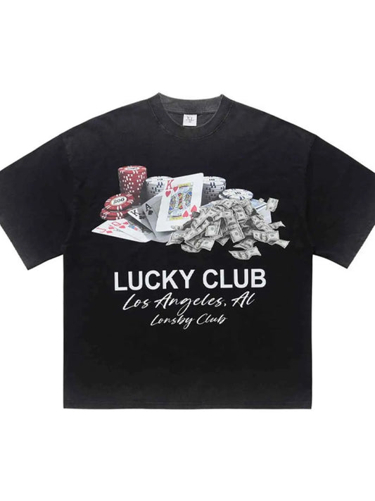 Men's Graphic Round Neck Short Sleeve T-Shirt