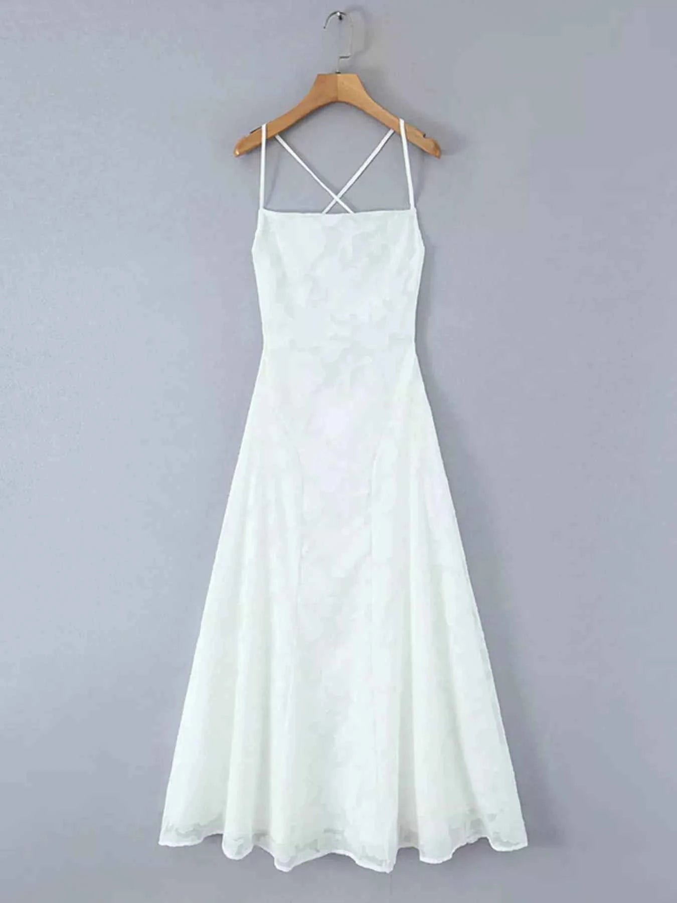 Lace Spaghetti Strap Maxi Dress