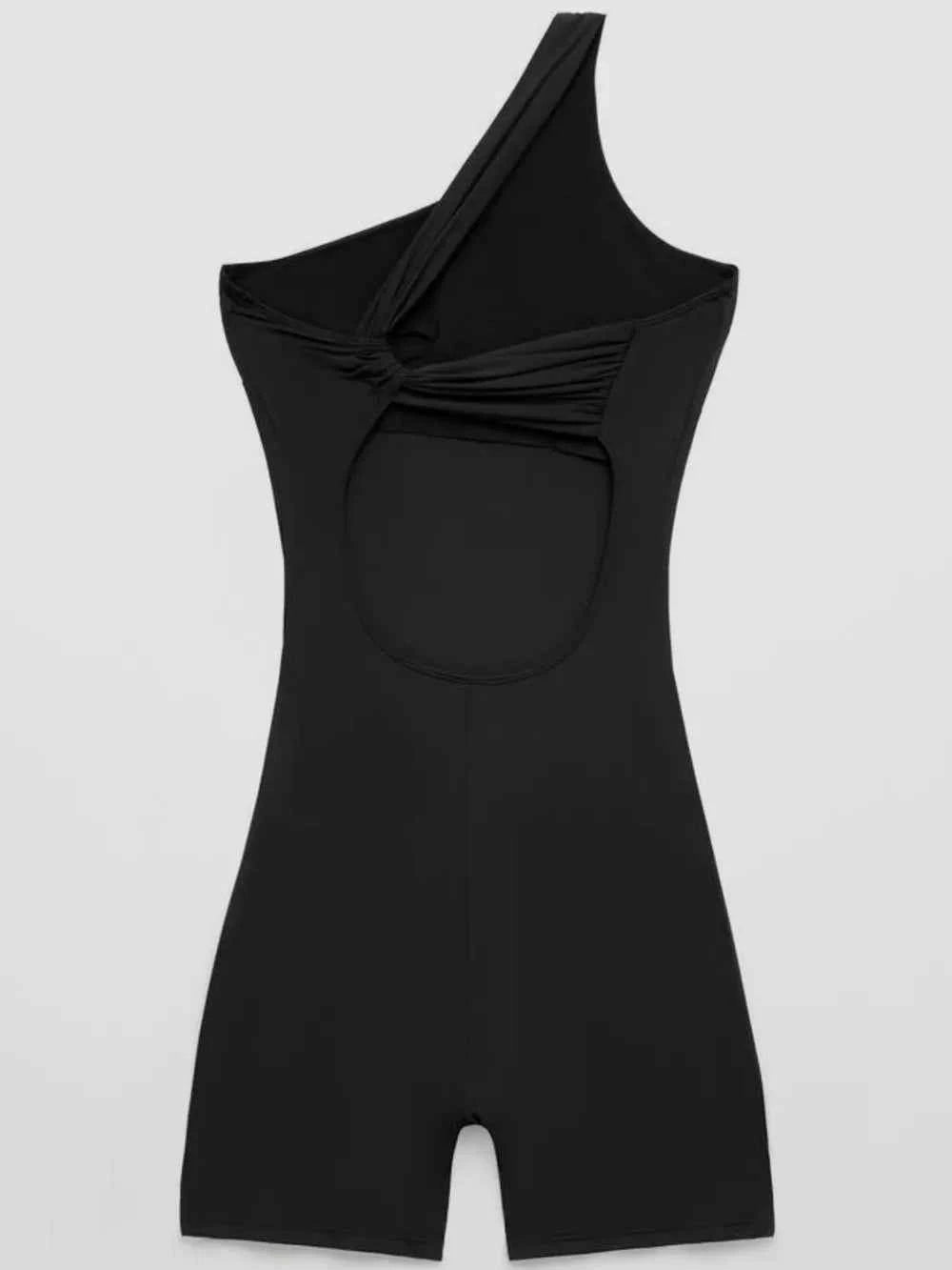 Single Shoulder Active Romper