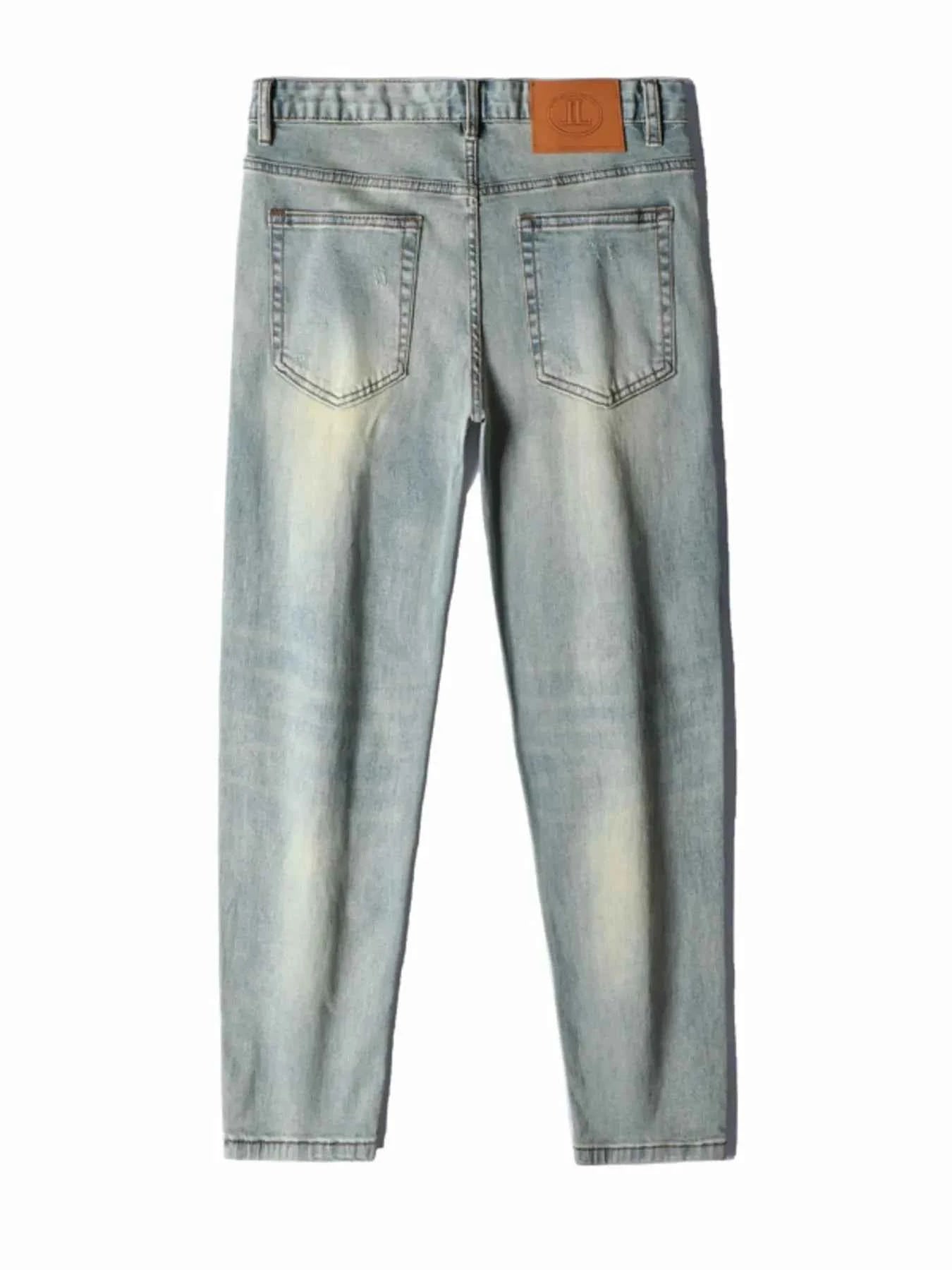 Men's Distressed Slim Fit Jeans