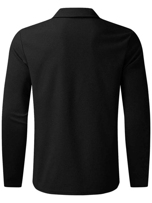 Men's Full Size Zip Up Top and Pants Set Plus Size