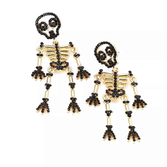 Halloween Skeleton Statement Earrings