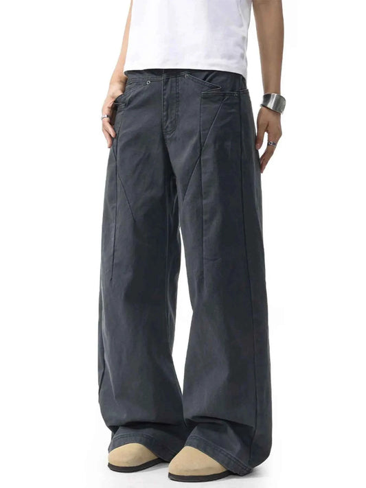 Men's Wide Leg Relaxed Fit Casual Pants