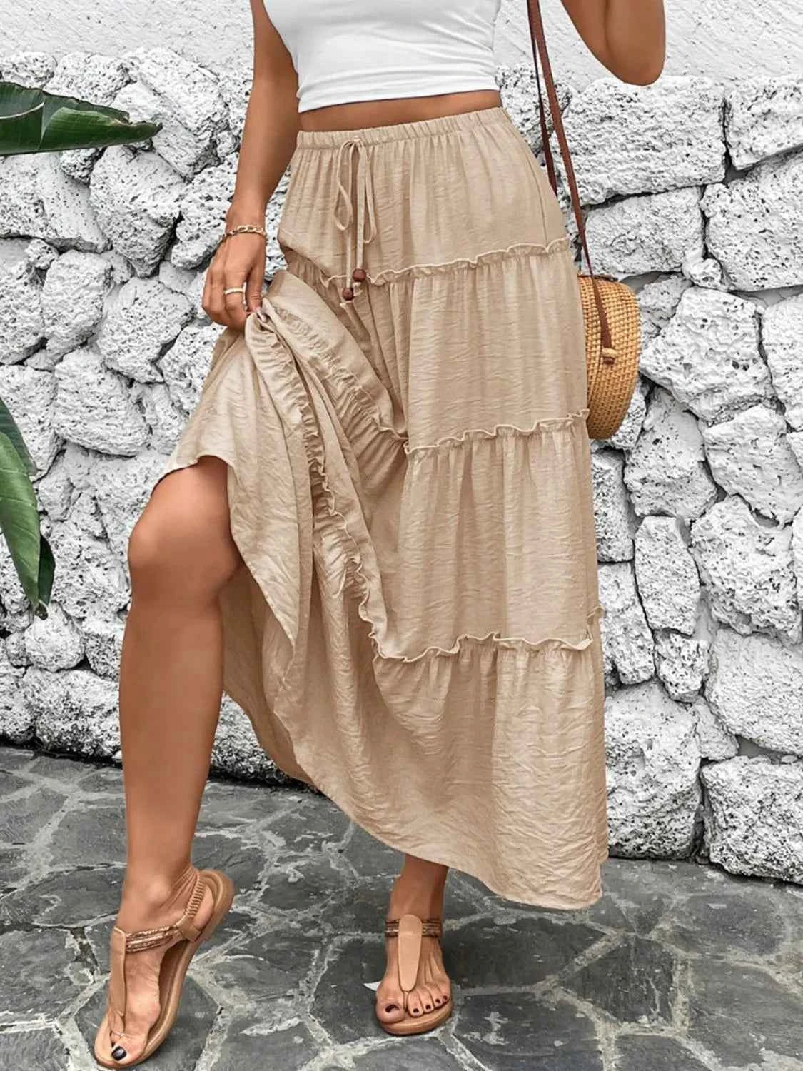 Frill Tiered Skirt