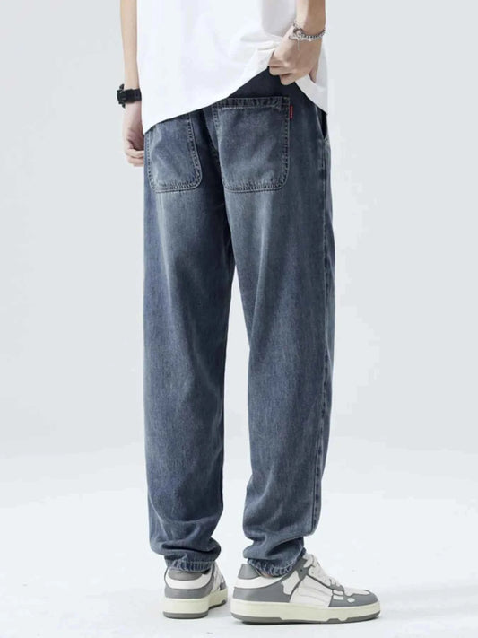 Men's Full Size Loose Fit Jeans Plus Size