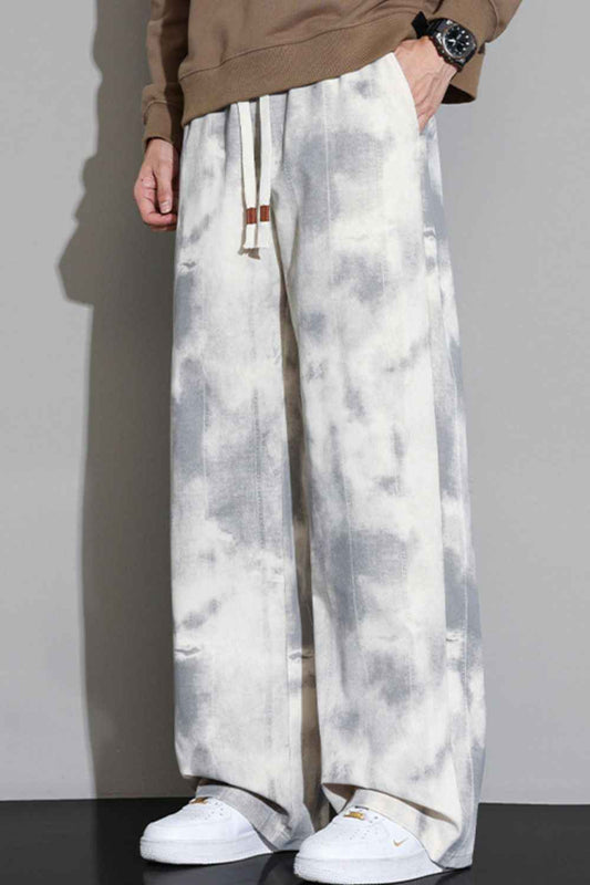 Men's Tie-Dye Loose Fit Casual Pants