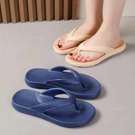 Toe Post Platform Slippers