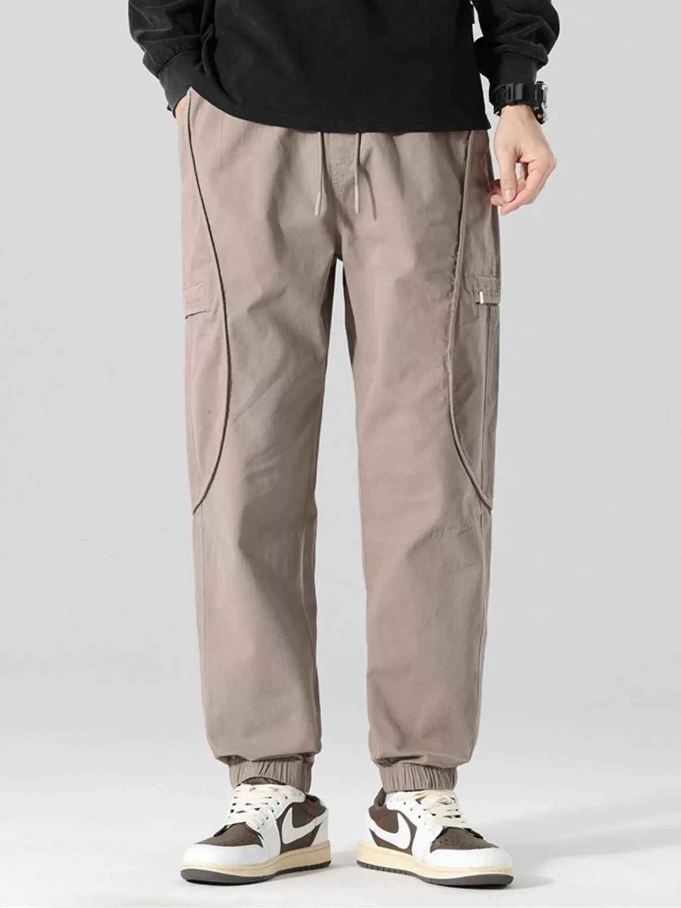 Men's Full Size Drawstring Loose Fit Joggers Plus Size