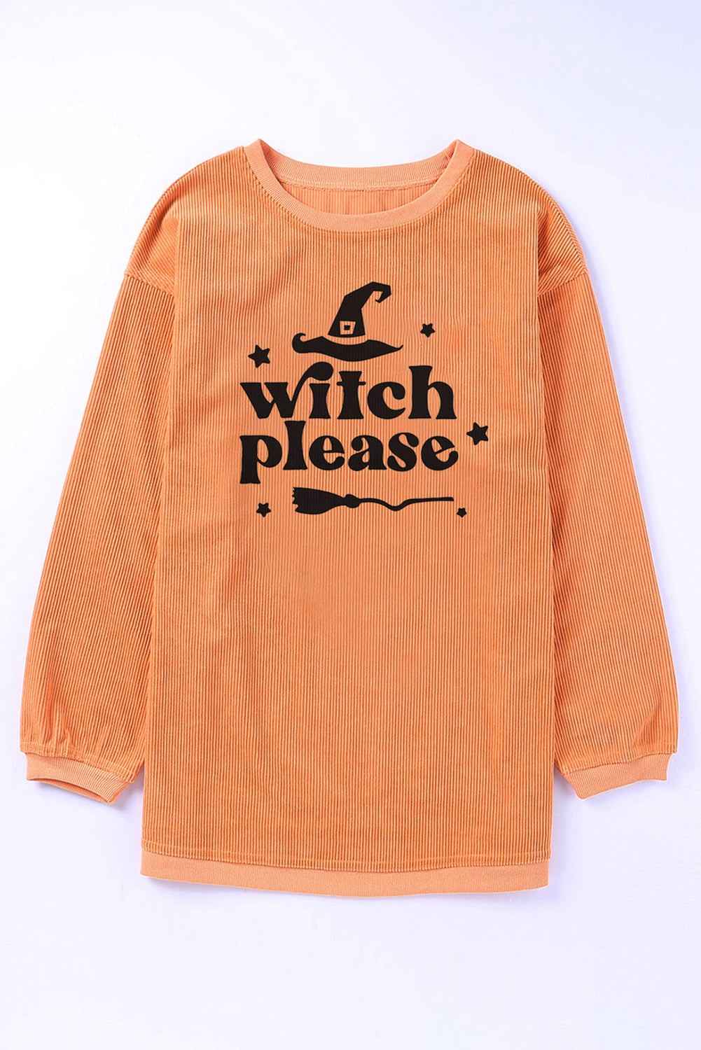 WITCH PLEASE Graphic Dropped Shoulder Sweatshirt