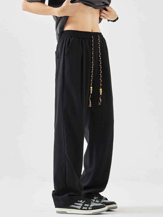 Men's Plus Size Loose Fit Drawstring Pants
