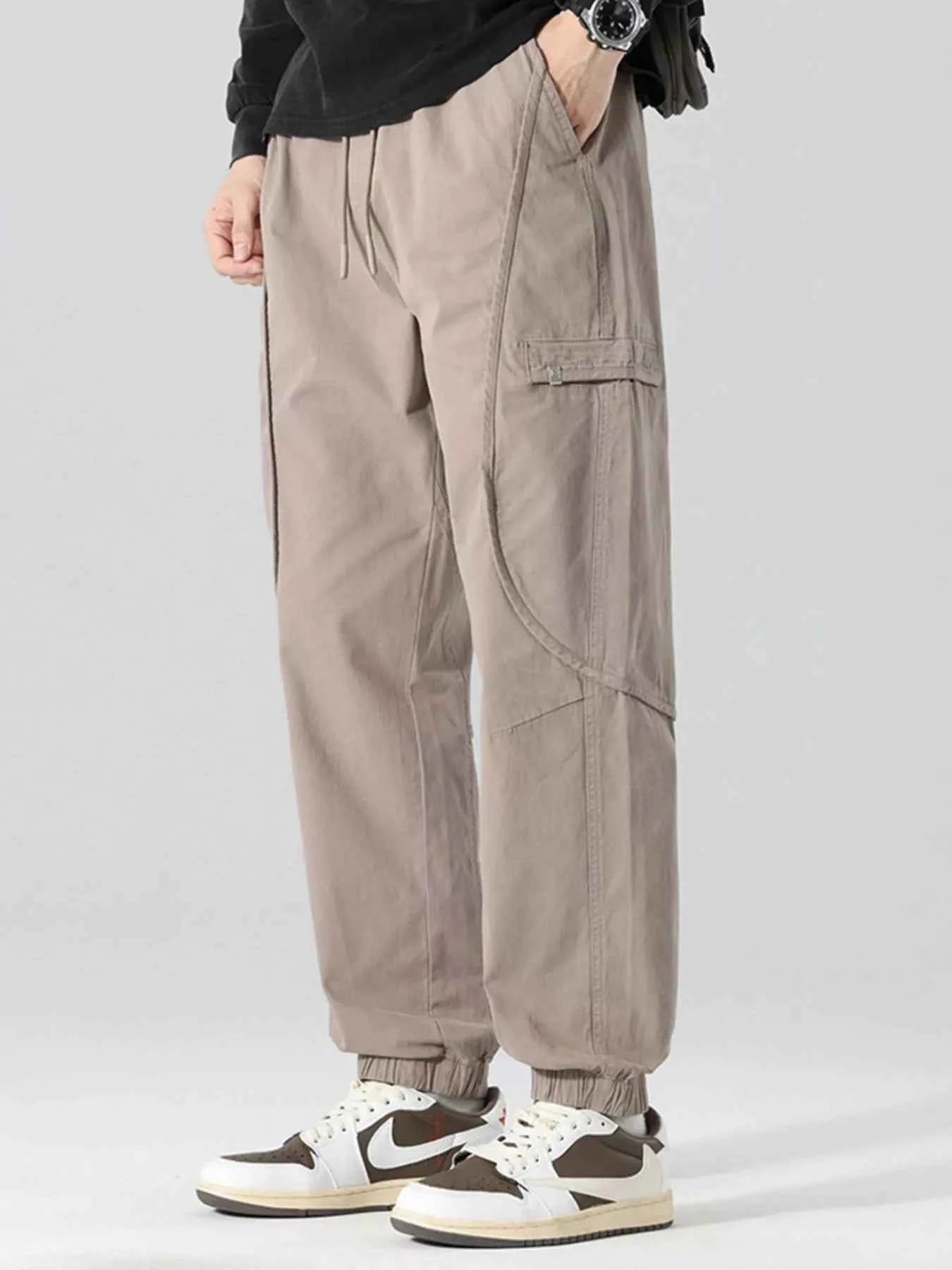 Men's Full Size Drawstring Loose Fit Joggers Plus Size