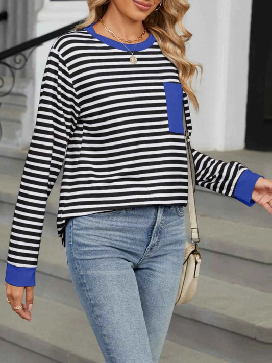 Striped Long Sleeve T-Shirt