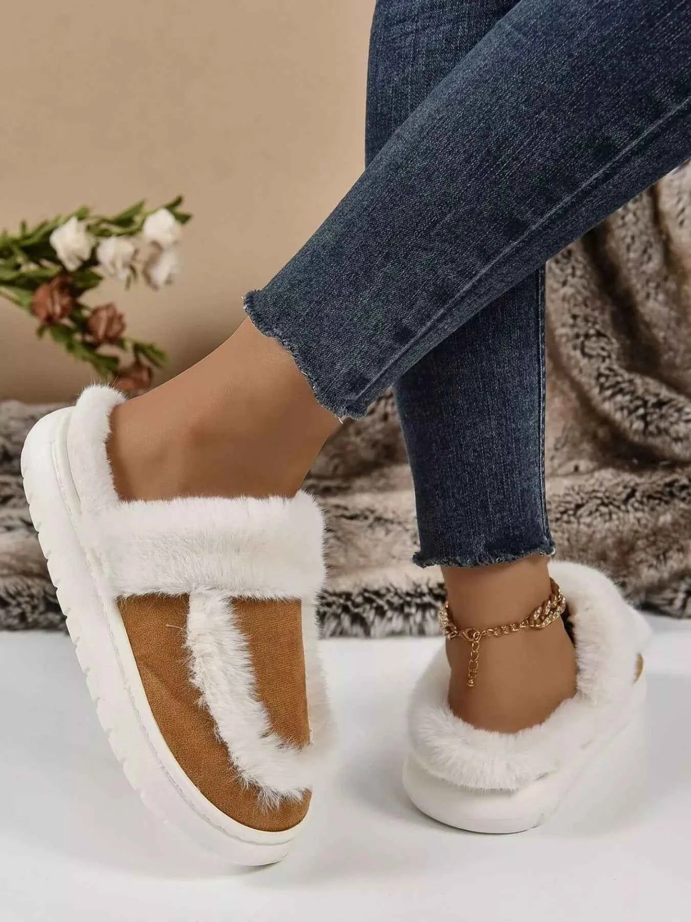Round Toe Flats Slippers