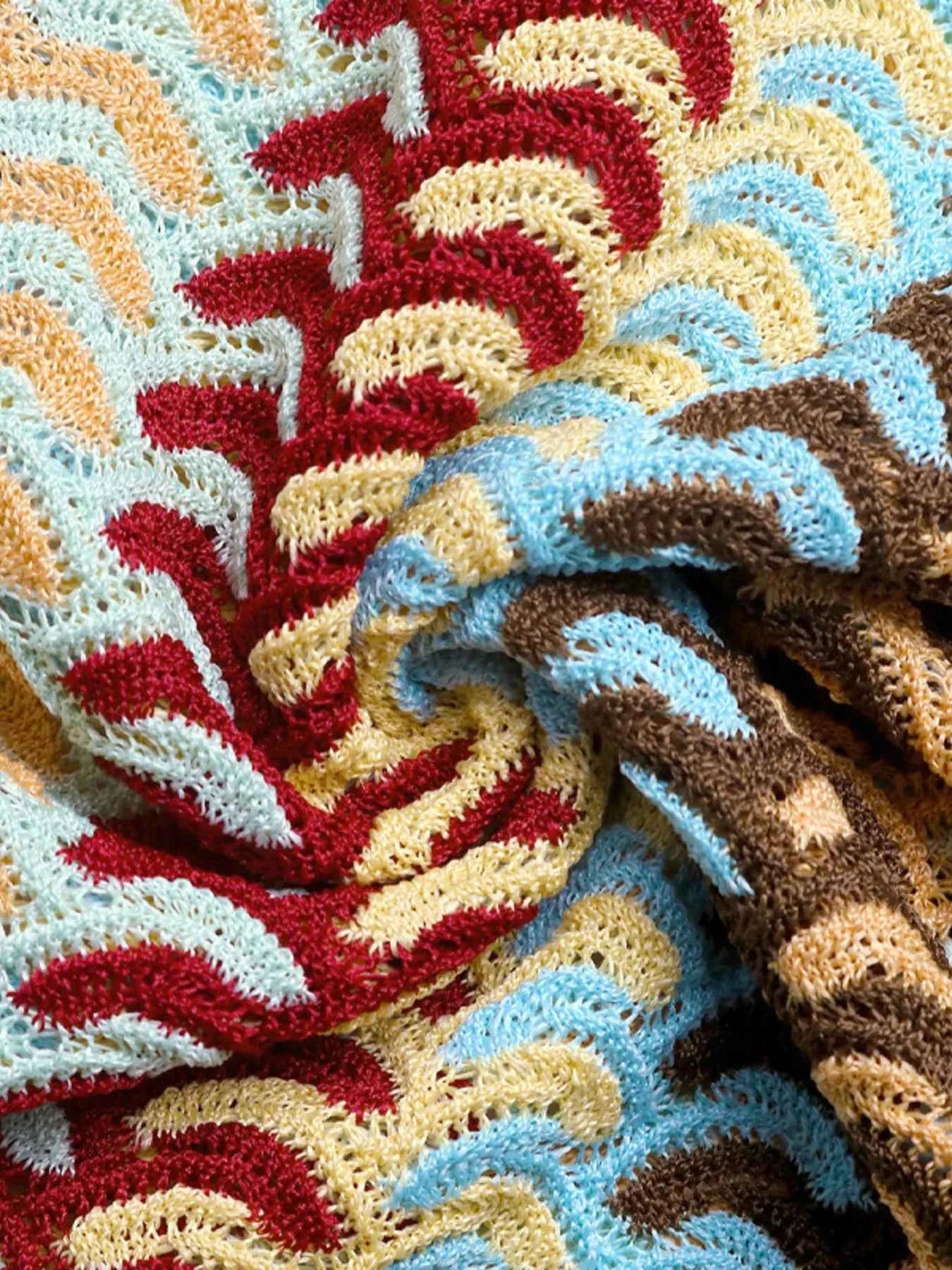 Sleeveless Chevron Pattern Sweater Dress