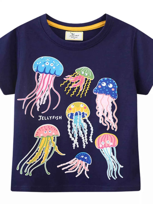 Children's Glow-in-the-Dark Jellyfish Graphic Tee
