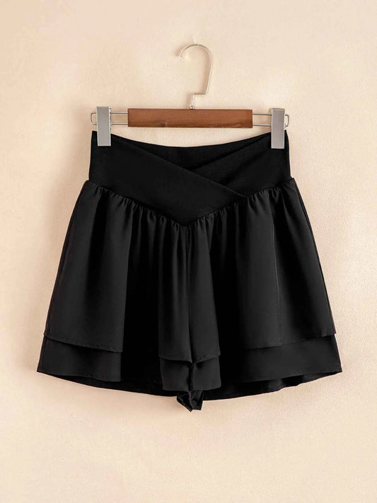 Layered Ruffle Shorts