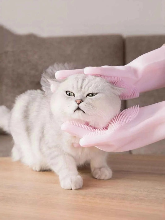 Touch Pet Shower & Grooming Gloves