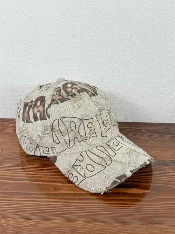 Distressed Adjustable Baseball Cap