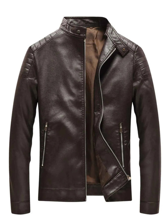 Men's Plus Size Zip Up Long Sleeve Jacket