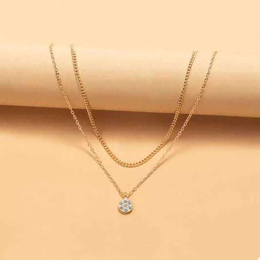 Double Layered Pendant Necklace