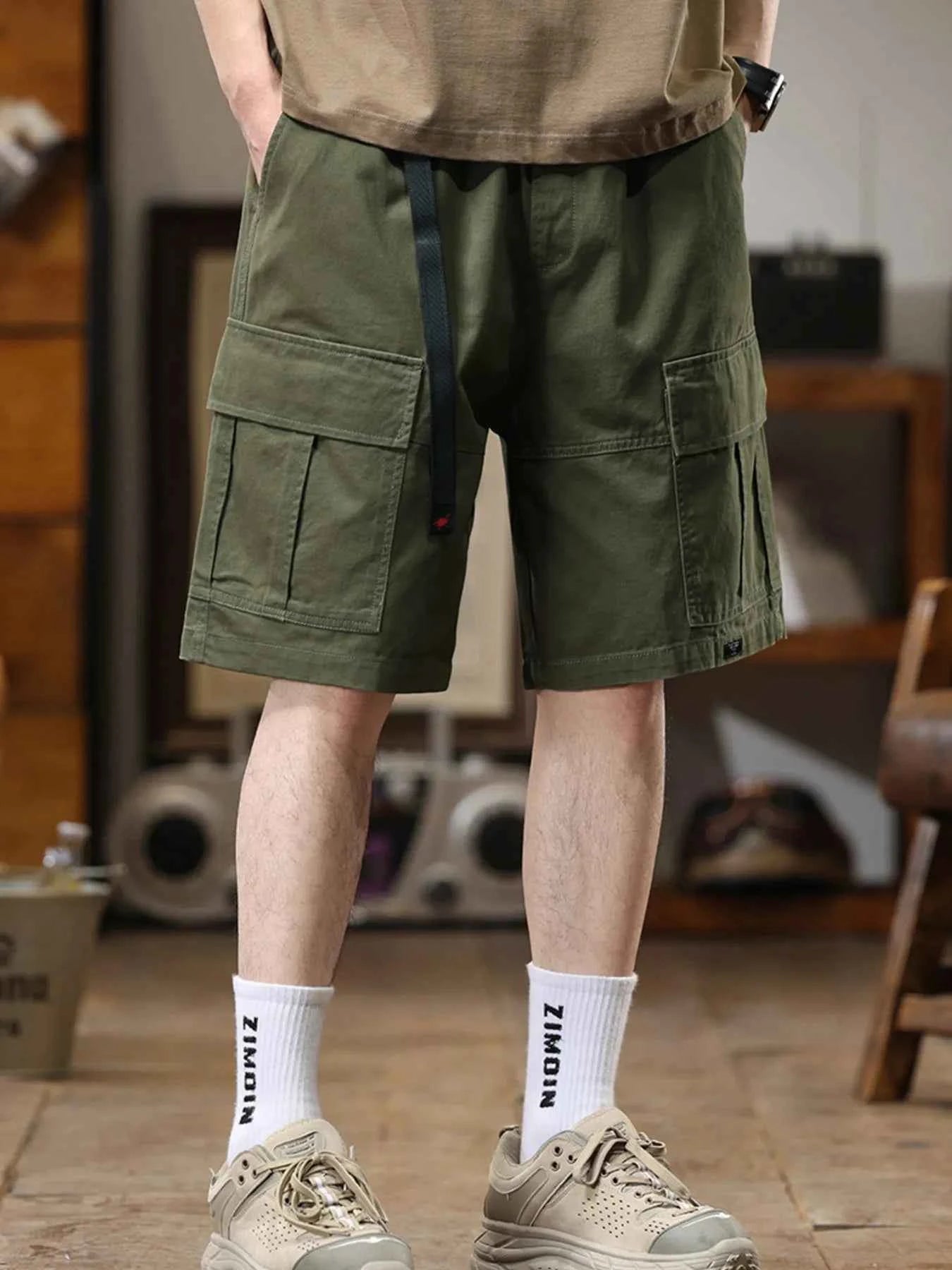 Men's Plus Size Casual Cargo Shorts