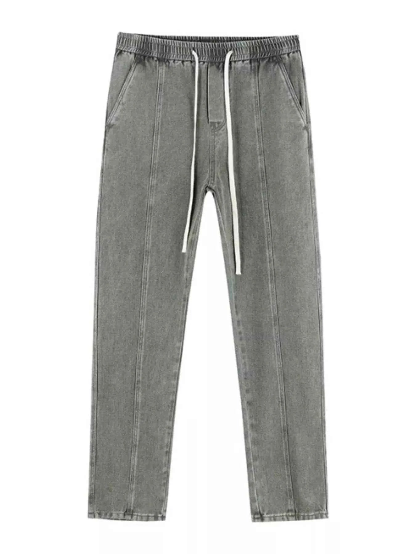 Men's Plus Size Relaxed Fit Drawstring Jeans
