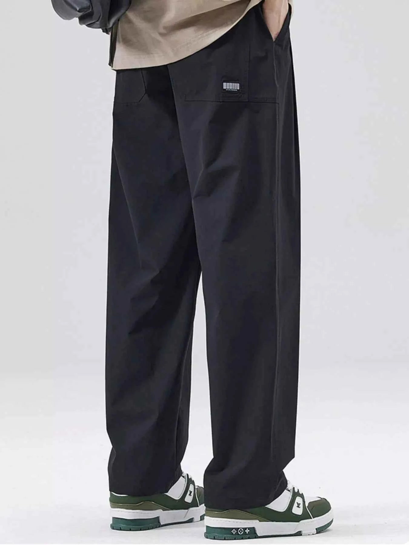 Men's Full Size Basic Style Wide Leg Pants Plus Size