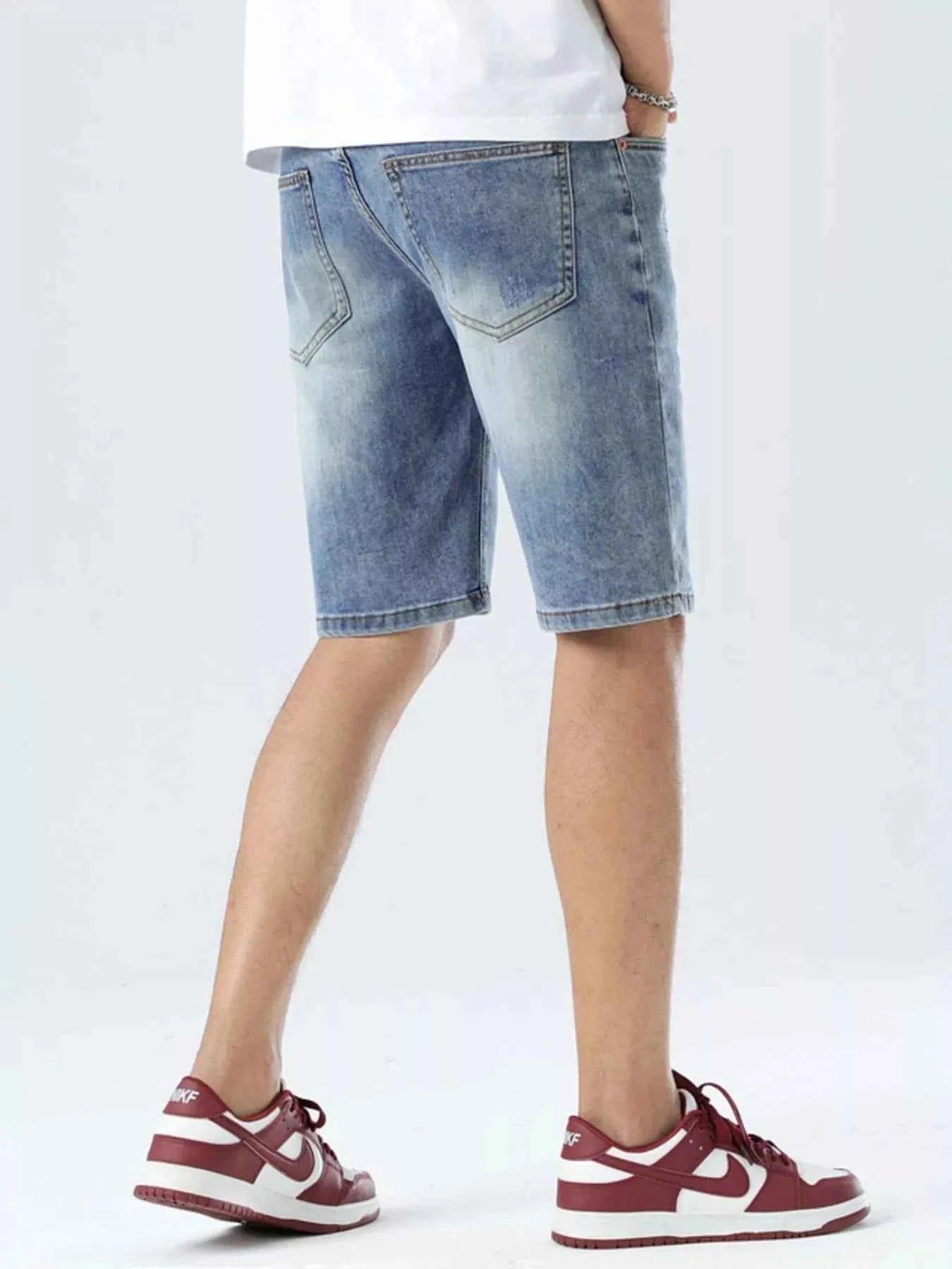 Men's Loose Fit Denim Shorts