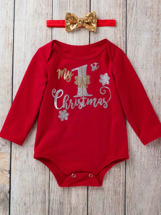 Children's My First Christmas 3 Piece Outfit Set