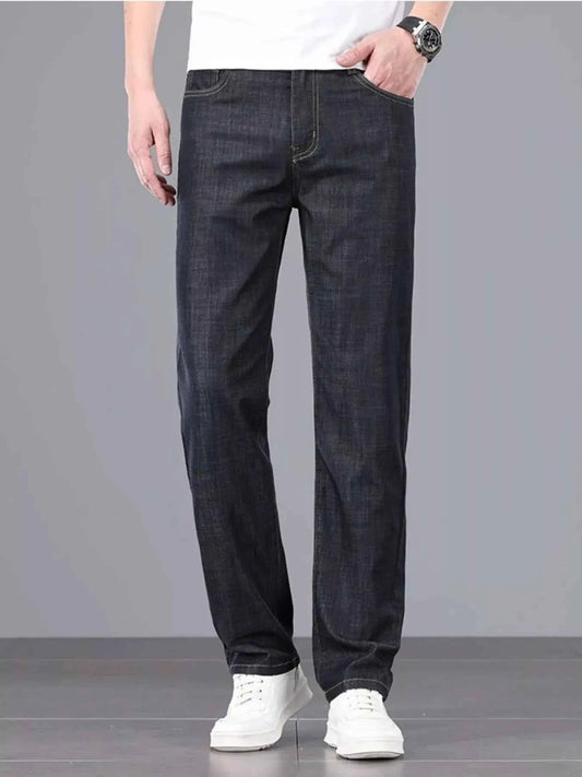 Men's Wash Straight Leg Comfort Jeans