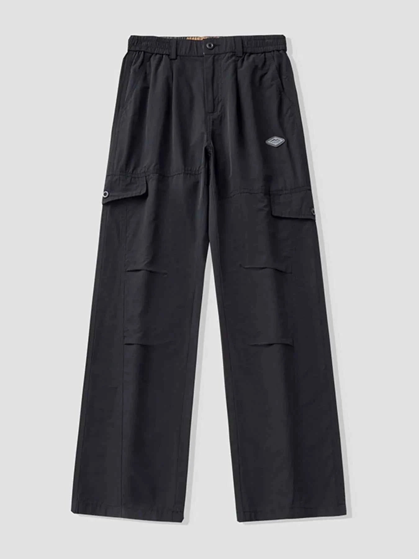 Men's Full Size Wide Leg Cargo Pants Plus Size
