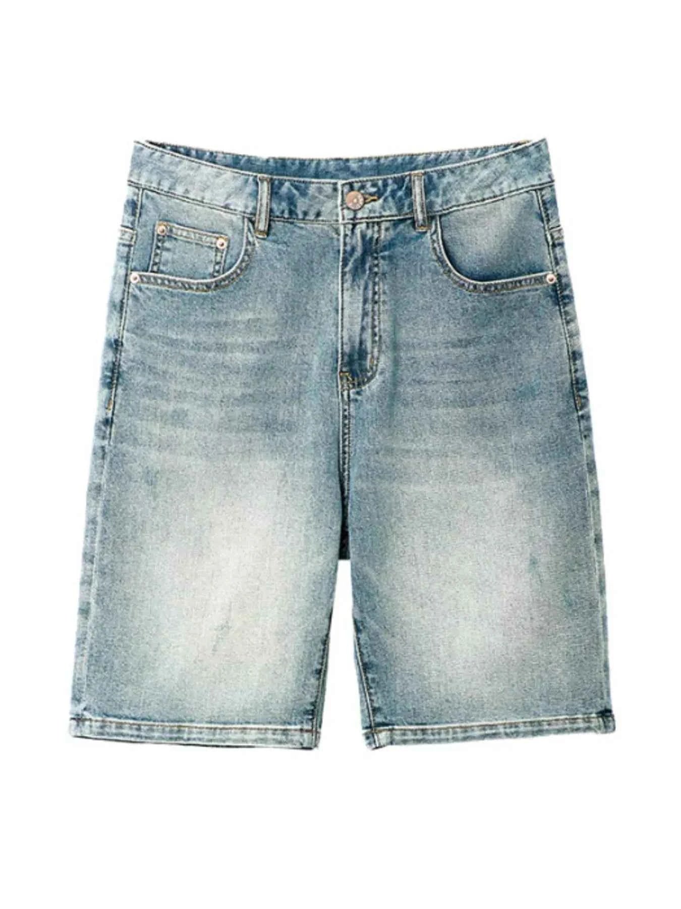 Men's Washed Denim Shorts