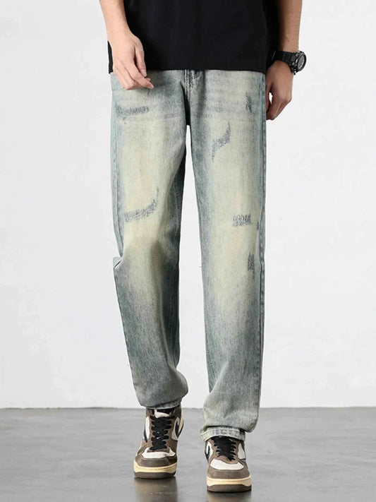 Men's Wide-Leg Relaxed Fit Jeans