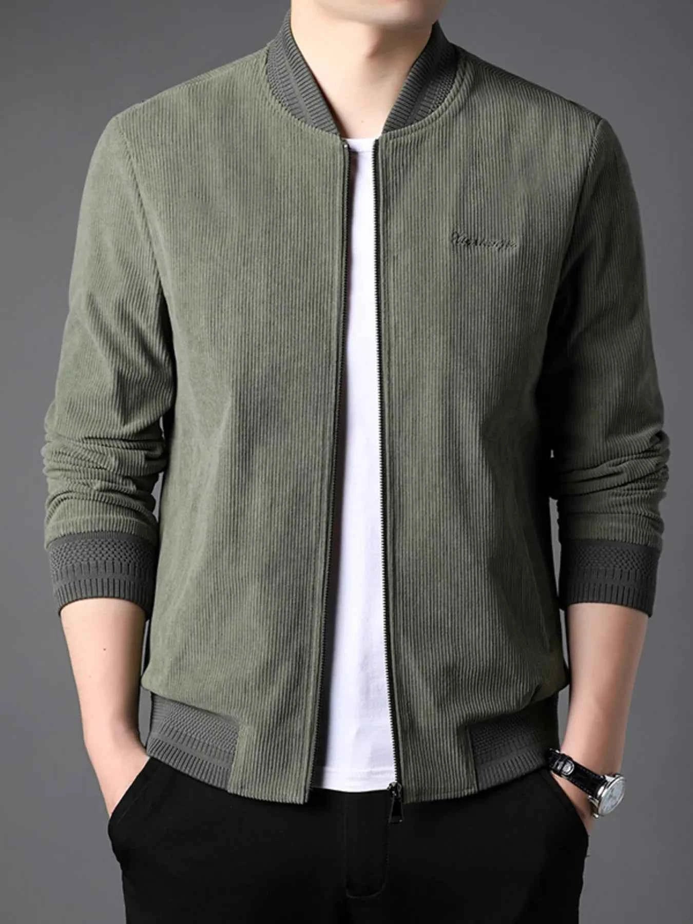 Men's Zip Up Long Sleeve Jacket