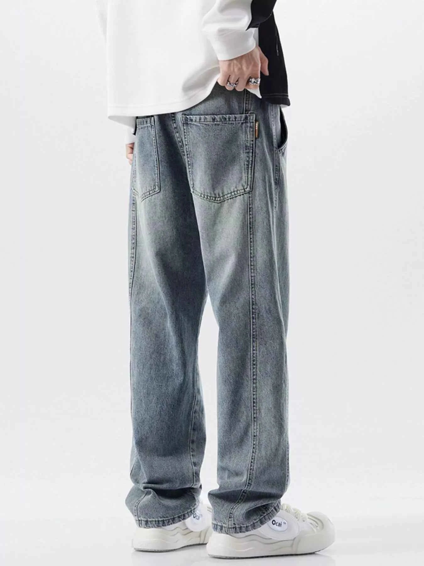 Men's Wash Relaxed Fit Jeans