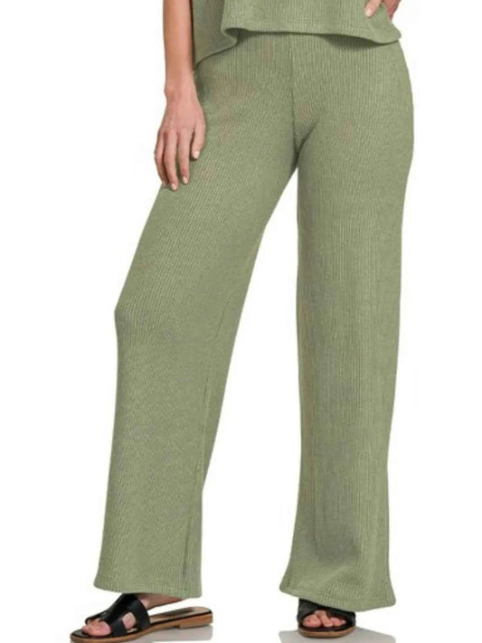 Zenana Sweater Boxy Top & Long Pants Set