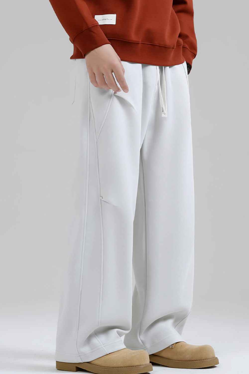 Men's Plus Size Loose-Fit Drawstring Casual Pants