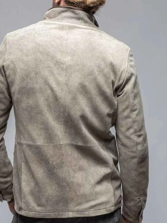 Men's Full Size Multi-Pocket Long Sleeve Jacket Plus Size