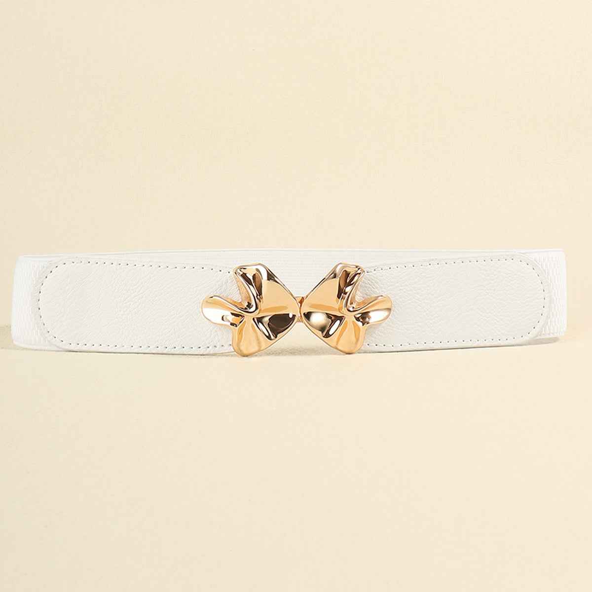 Alloy Buckle Elastic Belt