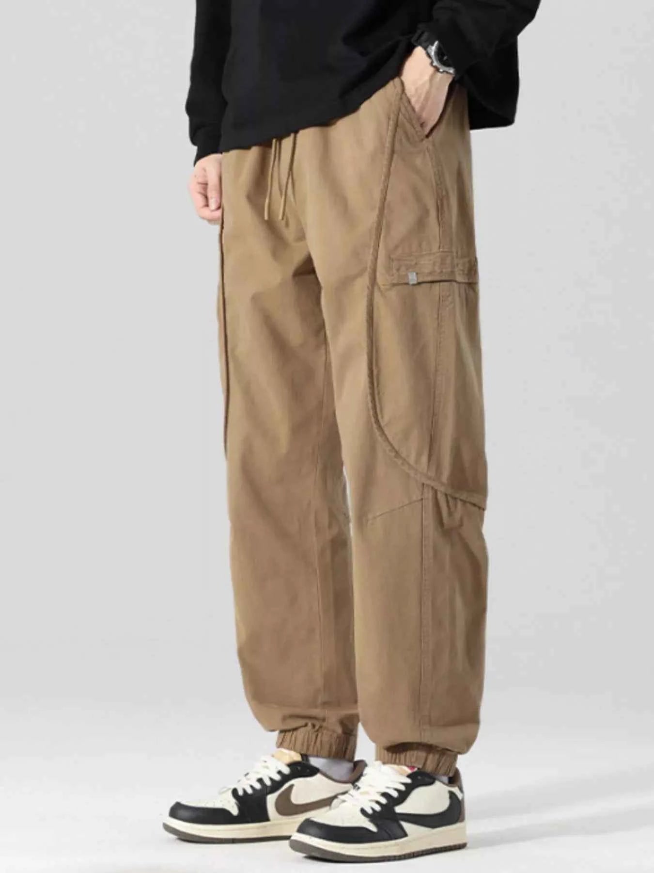 Men's Full Size Drawstring Loose Fit Joggers Plus Size