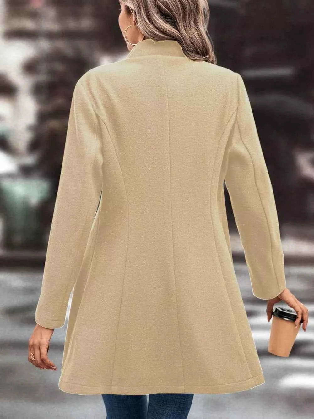 Button Up Longline Coat