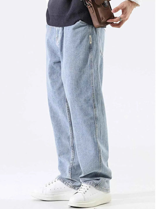 Men's Relaxed Fit Wide Leg Jeans