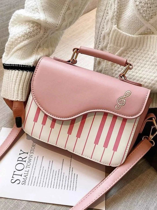 Piano Keys Crossbody Bag