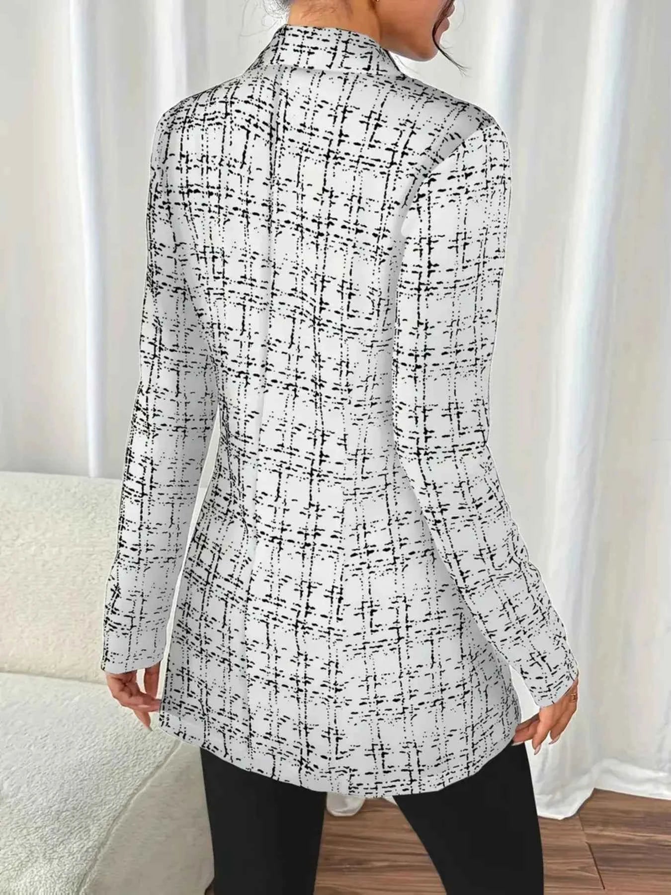 Tweed Double-Breasted Blazer