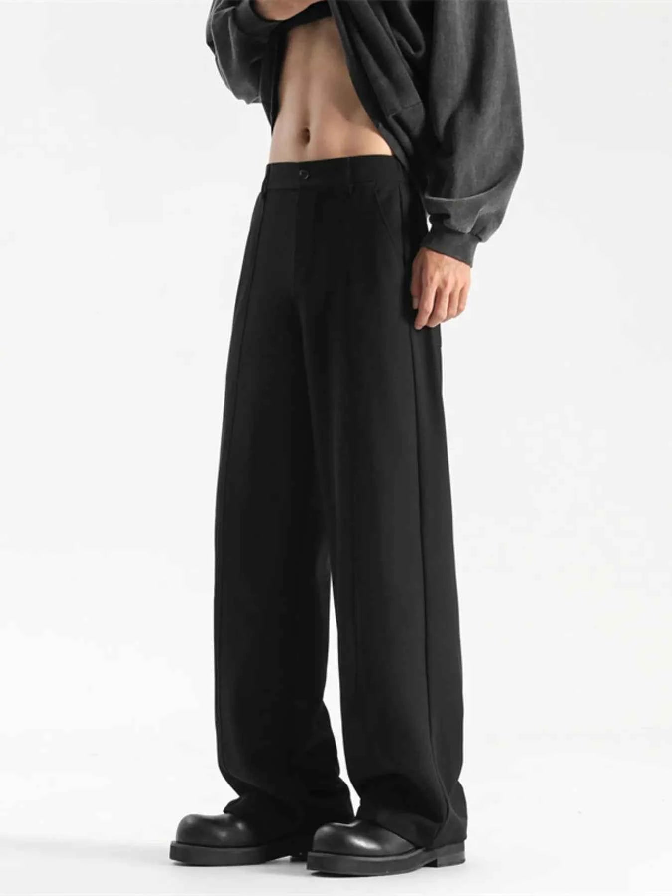 Men's Full Size Wide Leg Pants Plus Size