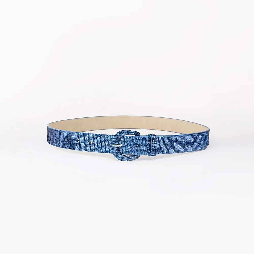 Sequin PU Leather Belt